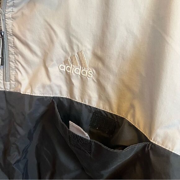 Adidas black and grey windbreaker (L) - Picture 6 of 8